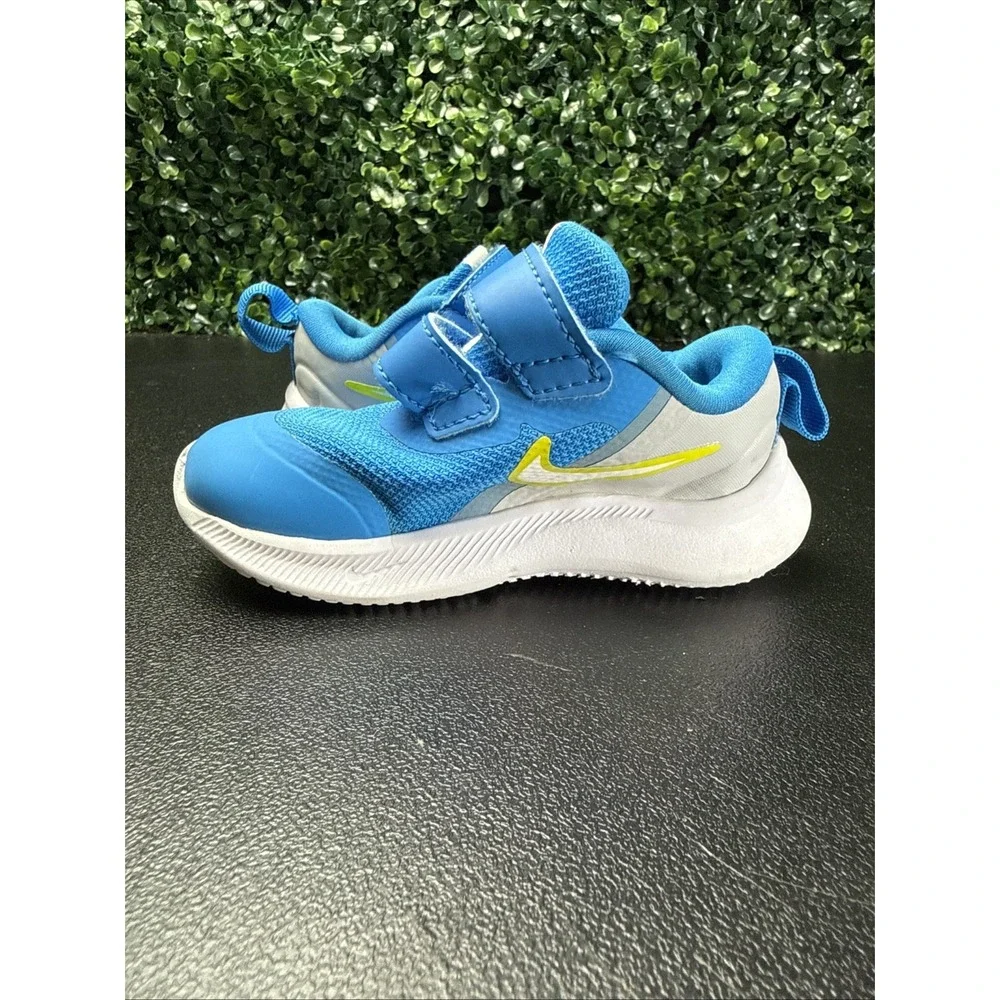 Nike Star Runner 3 TDV toddler shoes Size 5C Blue Strap Sneakers DA2778-009